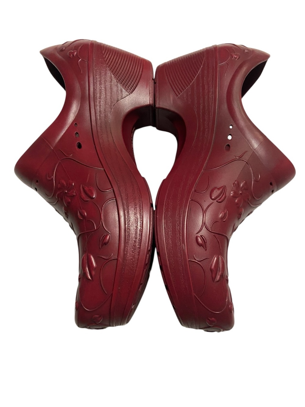 Dansko Pixie Molded Eva Floral Embossed Slip Resistant Clogs Professional - Picture 7 of 16